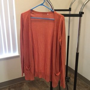 Peachy colored Cardigan Forever 21 Size Small